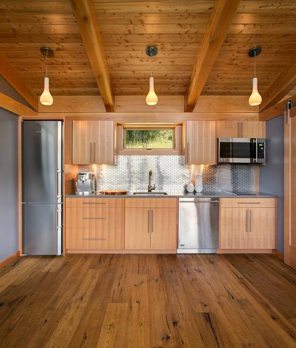 Уютная линейная эко-кухня «Idaho 550» с фото