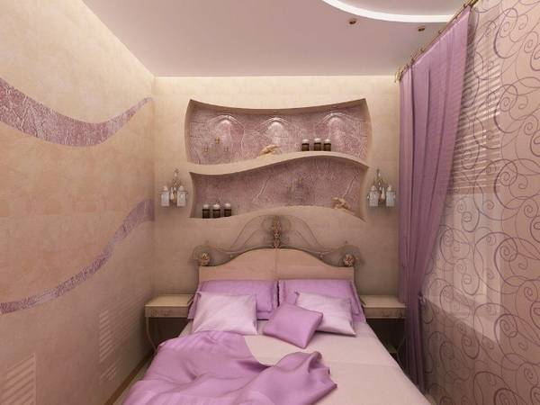 Дизайн маленькой спальни 9 кв м: фото и 5 основных правил - фото