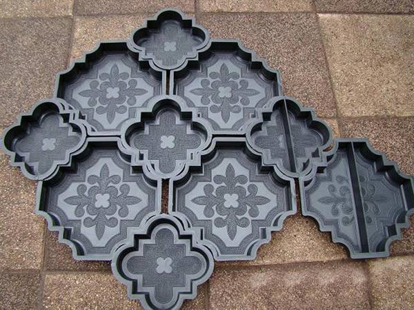 Популярные формы для тротуарной плитки - фото