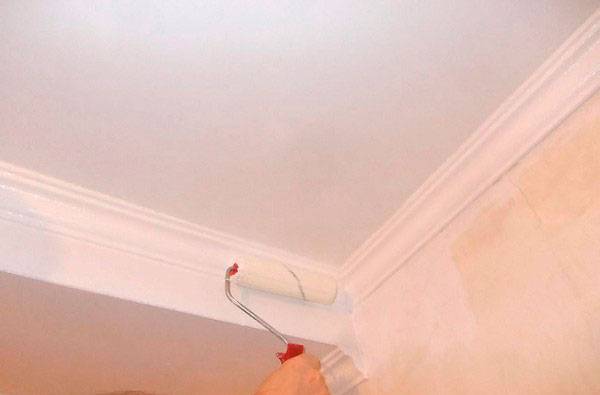 Как покрасить потолок из гипсокартона во время ремонта: принципы - фото