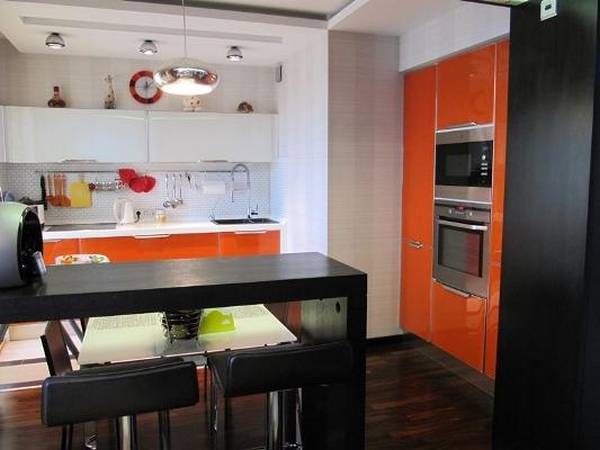 Стильная кухня-гостиная 10 кв м: особенности дизайна и фото - фото