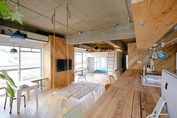 Кладезь идей для вдохновения - квартира «Tenhachi» в стиле Лофт с фото