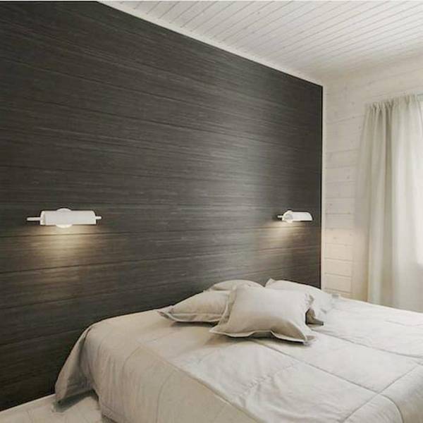 Используем ламинат на стене в спальне: 5 рекомендаций по выбору - фото