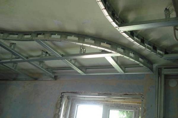 Монтаж каркаса под гипсокартон на потолок: пошаговая инструкция - фото