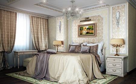 Интерьер спальни в классическом стиле: 3 способа добиться позитива - фото