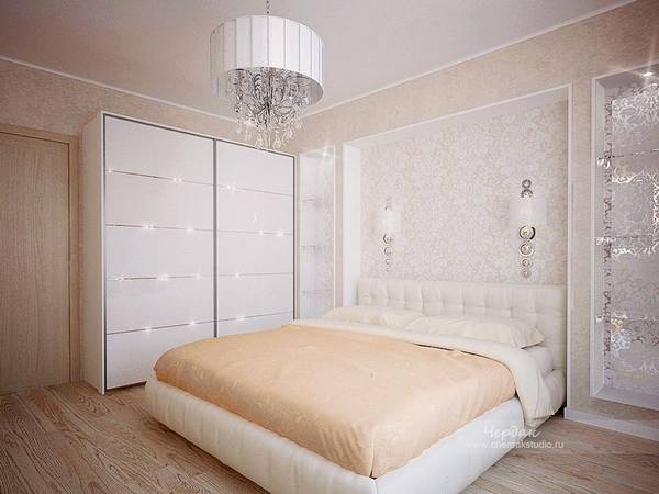 Нежный дизайн спальни в светлых тонах: фото и 3 правила оформления с фото